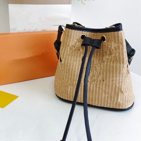 Tassel Straw Women Luxury brand Shoulder Bags